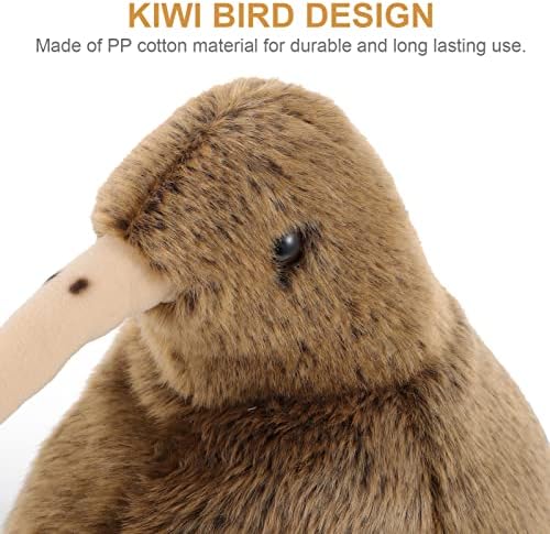Tehaux Kiwi Bird Toy macio Animal de pelúcia