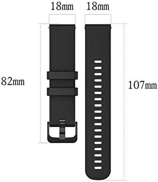 Pulseira de pulseira SKXMOD 20MM para TicWatch E para Garmin Venu para Forerunner 645 Silicone Smartwatch WatchBand