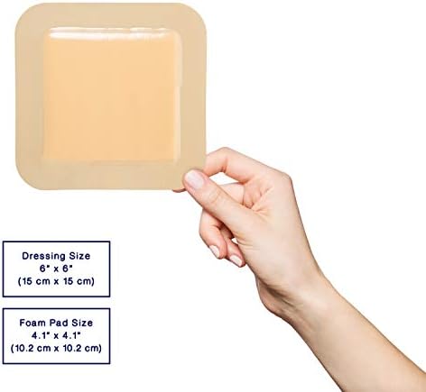 Medvance TM Foam - Caixa de espuma hidrofílica adesiva borda