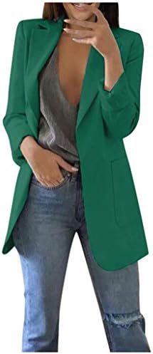 Capa de jaqueta de escritório cardigãs longos cardigãs feminino terno de inverno