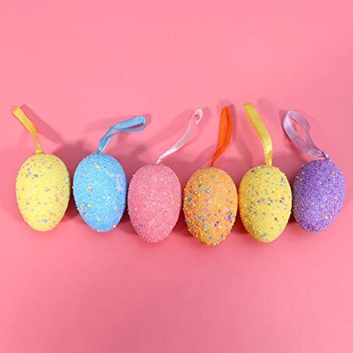 Toyandona Childrens Toys Foam Easter Egg, Kit de artesanato de 10 PCs Ovo Ovo para Decoração de Partidos de Páscoa Toys Kids