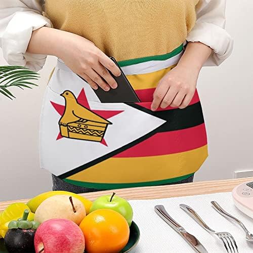 Avental da cintura da bandeira do Zimbábu