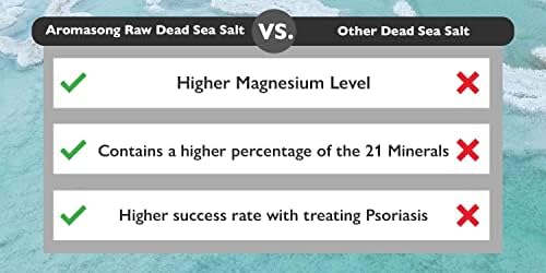 5 libras de sal marinho cru com aloe vera orgânico, não limpo, ainda contém todos os minerais do mar morto, incluindo lama