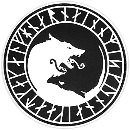 Morton Home-Berserker Viking Black/Ulfhednar No Mercy, apenas Violência Wolf Rune PVC Moral Tactical Patch