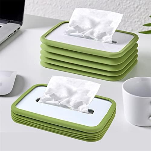 LLly Silicone dobring Tissue Box Multifunction Livre Retractable Laborable para o banheiro da cozinha do quarto de guardana