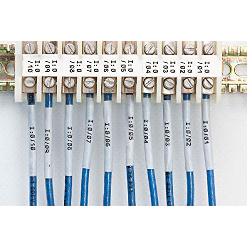 Brady PSPT-750-1-IL TLS 2200/TLS Link para PC Permasleeve Mangas do marcador de fios, 1,250 altura, 1,015 de largura, poliolefina