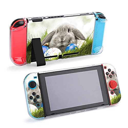 Caso para Nintendo Switch, Egg Rabbit fofo Férias de Páscoa de cinco peças definidas para capa protetora Caso Game Console