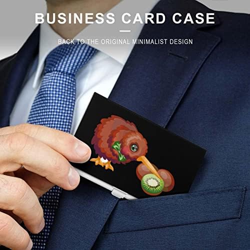 Kiwi Bird Business Carter de bolso Cartão de visita Slim Card Wallet for Men Women