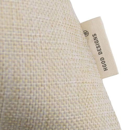Designs de Hgod Caixa de travesseiro Lança Mantenha a calma e cocô arco -íris unicórnio de linho de linho de algodão Passagem