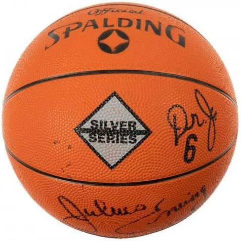 Oscar Robertson Dr. J All Star Game de maior pontuação PSA de basquete assinado - Basquete autografado