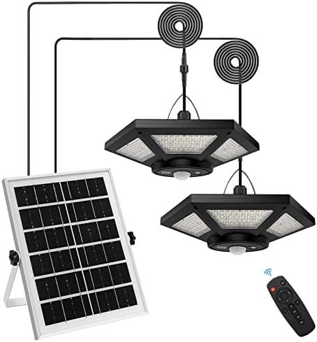Aeq Solar Shed Shed Light Pendant Light Light Indoor Outdoor Trabalho durante o dia com controle remoto, iluminação de 360
