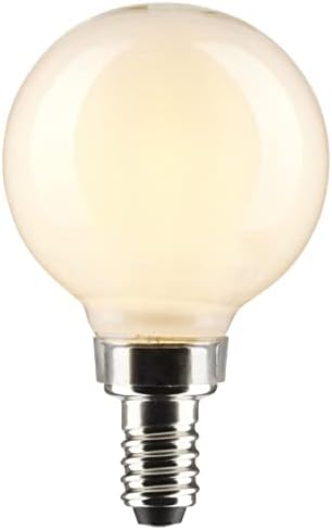 Lâmpadas E12 de LED de 4,5 watts SATCO, 2700K, 15000 horas, Dimmable, 6 pacote
