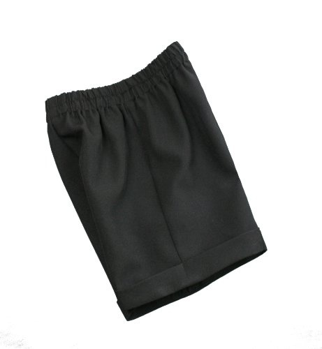Armad para meninos infantis casamentos formais de colete de gravata preta dos conjuntos de shorts s-xl)