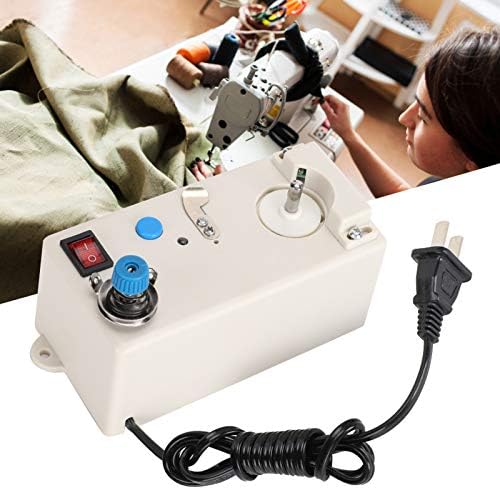 Enrolador elétrico de bobina, acessório automático de máquina de costura de rosca durável bobina automática, economize