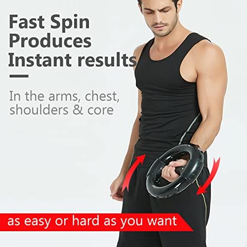 Suertree isométrico Exercício de braço para pulsos, braços, ombros e músculos do núcleo abdominal - Power Powerspin Evo by Powerball