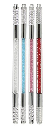 Xiaoyu 3 em 1 Tatuagem Multifuncional de Cristal Tatuagem Permanente Pen Microblading Pen - azul