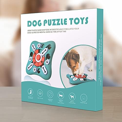 Brinquedos de quebra -cabeça para cães, tratamento estridente, distribuindo brinquedos de enriquecimento de cães para treinamento