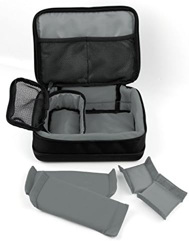 Duragadget protetor Black & Gray EVA Gaming Mouse Case - Compatível com Logitech G203 Prodigy