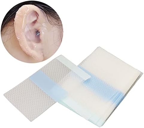Tampas de orelha impermeáveis, 20pcs impermeáveis ​​adesivos de ouvido para bebês pele grande cobertura amplamente