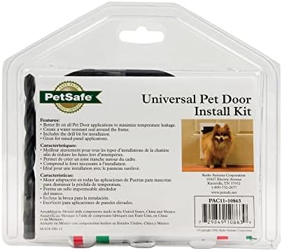 PetSafe Universal Pet Door Instalação e kit de prova meteorológica