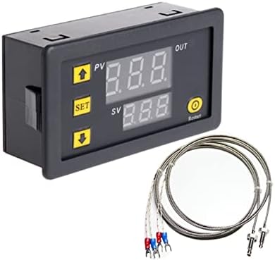 SJSW W3230 Mini Controlador de Temperatura Digital K Termostato do tipo K 12V 24V 220V Regulador de aquecimento Controle