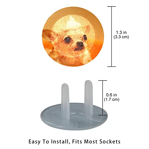 12 Pack Animal Dog Pett Caps Capas de plugue de prova de bebê