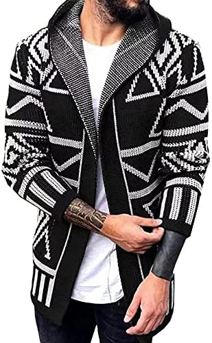 Suéter de malha com capuz masculino moda retro splicing solto plus size mixed mixed mixed colories pullover moletom
