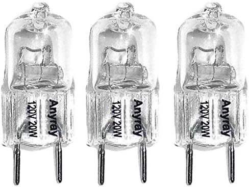 Anyray -bulbs lâmpada de reposição 120V 20 watts wb25x10026 para JVM7195SFSS Microondas