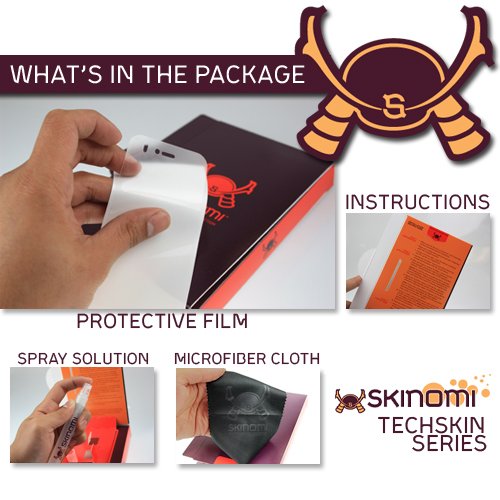 Protetor de pele de corpo inteiro Skinomi compatível com Nintendo 3DS XL Techskin Cobertura completa Clear HD Film