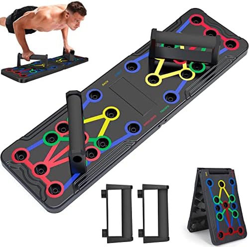 Berleng Push Up Board, suporte de fitness dobrável para treinamento portátil de força. Equipamento estável e robusto para