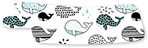Tubo nasogástrico ou de oxigênio Fita adesiva Pré -fita Whales Theme x 10 pacote.