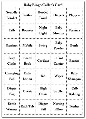 Cartões de Bingo de Bingo Floral Pink de Convitationhouse - jogos de bingo de bebê pré -carregados - Conjunto de 24