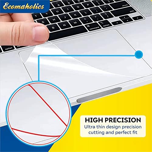 ECOMAHOLICS Trackpad Protector para MacBook Pro 15 polegadas A1707 A1990 WTIH Touch Bar Touch Pad Tampa com acabamento
