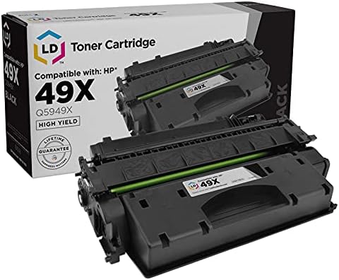 LD Produtos Substituição de cartucho de toner compatível para HP 49X Q5949X Alto rendimento para uso na impressora HP LaserJet: