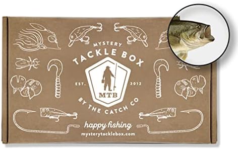Catch Co Mystery Tackle Box Largemouth e Smallmouth Bass Lures de pesca Kit