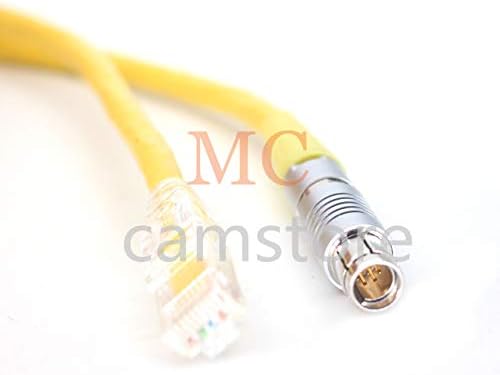 McCamstore 8pin a RJ45 Cabo de sinal Ethernet de 10 GB para Phantom V2640 V1840 V2512 V2012 V1612 V1212 Cabo de sinal de velocidade