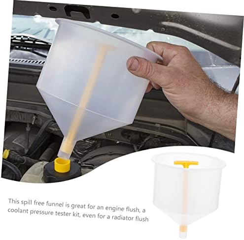 Vicasky 2 sets Radiator Funnel Auto Radiator Funil Funil Anti -Freezer para Kit de Refletir Kit de Reconstação de Carro
