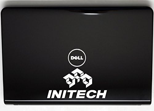 Initech - 7 x 3 1/2 Data de vinil cortada para janelas, carros, caminhões, caixas de ferramentas, laptops, MacBook - praticamente