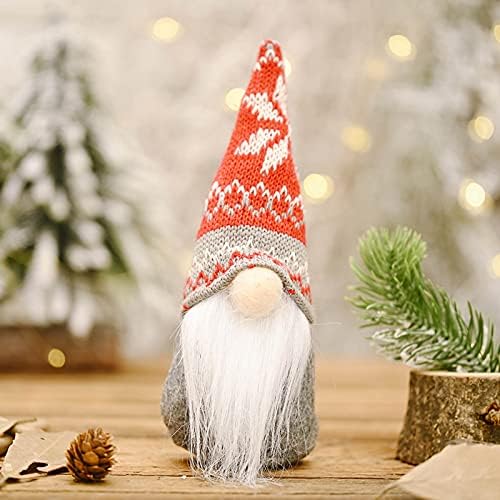 Home Gnome Home Casa Decorações de pelúcia Decoração de Natal Dwarf artesanal para e Decoração e Hanges Decorações de Natal Vidro