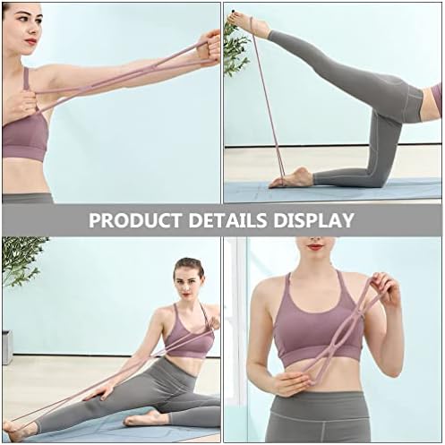 Besportble 2pcs Exercício Bandos de resistência ioga treping tira de faixas de fitness faixas para mulheres esculpidas musculares