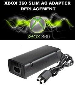 Substituição do adaptador Slim CA Slim do Xbox 360 para Microsoft 6 meses de garantia !!