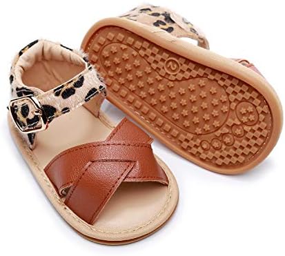 Baby Girls Sandals Sandals Borracha sola de borracha não deslizamento de verão para crianças sandálias meninas
