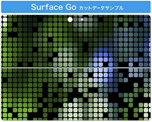 capa de decalque igsticker para o Microsoft Surface Go/Go 2 Ultra Thin Protective Body Skins 000305 Green Tile