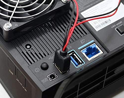 Fã de resfriamento do roteador USB Power Heat Radiator Ultra Silent Dissipate Temperature Control para RT-AC68U EX6200