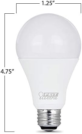 Lâmpada LED de 100w Electric Electric, potência ajustável 30/70/100W equivalente, lâmpada LED A21, não adquirível, 22 anos de vida,