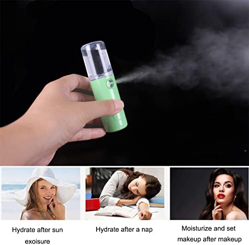 Nano Mister Facial Mini Pulverizador de névoa portátil Face umidificador USB Máquina de cuidados com a pele recarregável para hidratação,