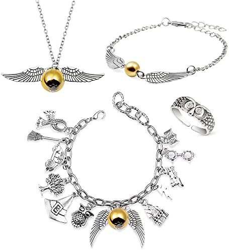 Fancy Space Charm Bracelets Jewelry Conjunto, pulseira ajustável com tema da bruxa, presentes de presente de aniversário para