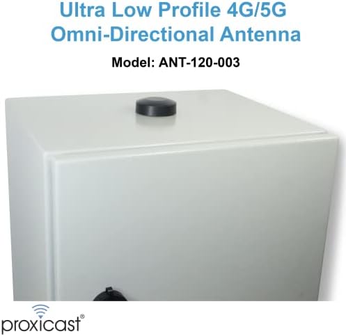 Proxicast Ultra de baixo perfil 4G/LTE, 5G Antena de montagem de parafuso omni-Direcional 2 dBi para Verizon, AT&T, T-Mobile