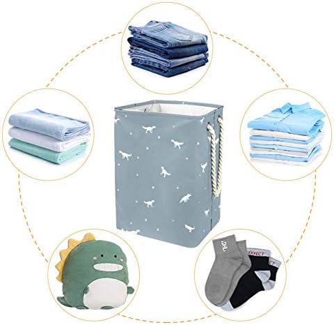 Djrow Funnos Dinosaur Pattern Laundry Horting Bucket for Kids Room Organizador de Berçário Home Armazenamento Baby Horting