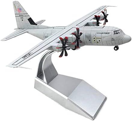 TECKEEN 1/200 Escala USAF C-130 Hercules Transporte Modelo de Aeronave Modelo de liga do modelo Diecast Plane para coleção